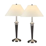Artiva 9431tx Classic 1-light Espresso & Brushed Steel Table Lamp (set Of 2). Fixed Price $104.99.