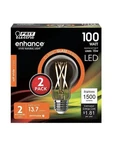 Feit Electric A100cl927ca/fil/2 Filament Enhance Led Bulbs A19 Lamp, 100 W Equiv. Fixed Price $10.95.