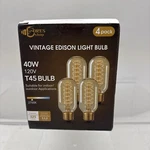Dores Shop 40w 120v T45 (4) Bulbs 240 Lumens Vintage Edison Style (b27. Fixed Price $12.99.