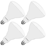 Luxrite Br40 Led Light Bulbs, 13w=85w, Soft White, Dimmable, 1100lm, E26 4 Pack. Fixed Price $53.99.
