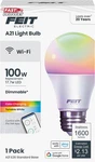 Feit Electric Smart Bulb, 100w Equivalent Color Changing And Tunable White, 2.4g. Fixed Price $25.49.
