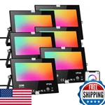 Changm Led Flood Lights Rgb Color Changing 300w Equivalent Outdoor 30w. Fixed Price $131.75.