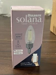 Bulbrite Solana B11 Smart Wifi 40w 90cri Led Chandelier Bulb, Clear. Fixed Price $18.57.