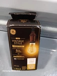 Ge Led Vintage Style Amber Glass 60w Warm Candle Light. Fixed Price $15.89.