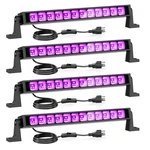 Onforu 4 Pack 42w Led Black Lights, Blacklight Bars With Plug And Switch, Glo.... Fixed Price $67.66.