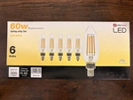 Utilitech Led Light Bulbs 6 Pack Soft White Energy Saving Dimmable. Fixed Price $9.99.