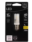 Feit 40w Equivalent T8 E17 Microwave Appliance Led Bulb, Warm White 3000k. Fixed Price $14.99.