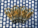 4 New Led Amber Light Bulb St19 6w Equals = 60w A19 Antique Edison Vintage Retro. Fixed Price $27.99.
