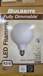 Bulbrite 776897 - Led8g40/27k/fil/m/3 (776897) G40 Globe Led Light Bulb. Fixed Price $19.06.