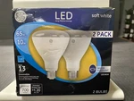 Ge 2pack 10w Br30 Led Bulb,no 21907, Lighting (g6). Fixed Price $16.98.