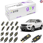 Ziyo Zpl5166 (15 Bulbs) Led Interior Light Kit Replacement For Mercedes Benz M. Fixed Price $56.38.