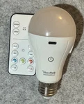 Battery Operated Light Bulb With Remote Control 1800k. Fixed Price $12.50.