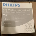 Philips 391177 Circline Fluorescent 32-watt 12-inch T9 Cool White Light Bulb. Fixed Price $17.00.