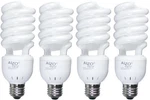 Alzo 27w Joyous Light Full Spectrum Cfl Bulb 5500k, 1300 Lumens, 120v, Pac. Fixed Price $15.75.