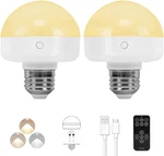 Rechargeable Light Bulbs,7w,350lm,40w Equivalent,remote Control,e26 Detachable C. Fixed Price $24.99.