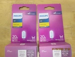 2 Philips 2w Clear T3 Bi-pin Led Landscape Low Voltage Light Bulb. Fixed Price $21.50.
