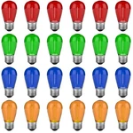 Visterlite S14 Colored Led String Light 24 Count (pack Of 1), Multi-colored. Fixed Price $36.87.