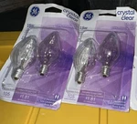 2 Pack Ge Light Bulbs 15w 15fc Cd2 Candelabra Base. Fixed Price $20.00.