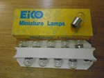 Nos! Eiko 63 Miniature Lamps Box Of 10 Automotive Bulbs 6 V Dc. Fixed Price $16.50.
