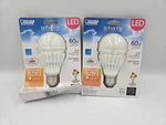 Feit Electric 60w Dimmable Led Bulb A19 2700k 2pk New. Fixed Price $14.99.