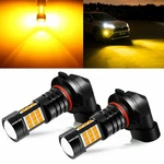 Jdm Astar 2x 1600lm Golden Yellow H10 9145 Led Bulbs Driving Fog Light Lamps 12v. Fixed Price $26.99.