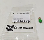 *new In Box* Eaton E22led024gn Miniature Led Bulb, 24 Volts, Green. Fixed Price $10.00.