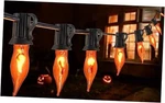 27.8ft Halloween Decorations Flickering Flame String Lights With 27.8ft-orange. Fixed Price $47.18.