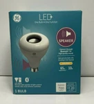 General Electric Br30 Speaker Led + Light Bulb White. Fixed Price $22.98.