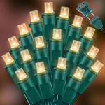 Lamphome 100 Count Warm White - String Lights 21.6ft Led Christmas Light,. Fixed Price $37.98.