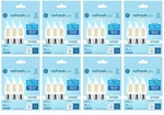 (24 Bulbs) Ge Refresh Led Cool White Chandelier Bulbs, 60 Watt Equivalent, 5.5. Fixed Price $24.77.
