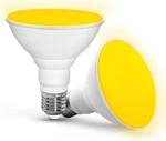 Flaspar 2 Pack Par30 Yellow Bug Light Bulb Outdoor, 100w Equivalent Amber. Fixed Price $14.99.