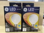Lot Of 2- Ge Led G25 Soft White Decorative Globe-frosted Finish 40 Watt Bulb. Fixed Price $13.50.