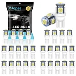 Alopee 30 Pack 194 Led Bulb White 6500k T10 Light Bulbs 5smd 5050. Fixed Price $14.22.