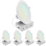 Luxrite 6 Inch Led Recessed Light, Eco Backlit Mini Panel Spotlight, 5cct 270.... Fixed Price $136.66.
