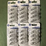 24 Ge Night Light Bulbs C7 Candelabra Base (e12) 120v 4 Watts, Clear. Fixed Price $21.99.