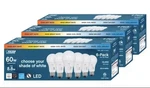 Feit Dimmable A19 Led Bulbs - 5-color Temps 60w Equiv (uses Only 8.8w) 18 Pack. Fixed Price $34.99.