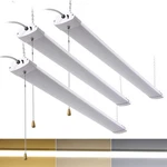 Greess 3 Pack 4 Foot Led Shop Light, 4ft 48w 5280lm Linkable Light F.... Fixed Price $90.38.