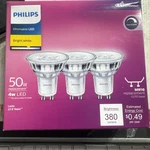 Philips Dimmable Led Bright White Light Bulbs 9290020555a,1 Packs Of 3. Fixed Price $9.50.