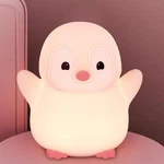 Famiduo Pink Penguin Night Light,food Grade Soft Silicone Nursery Nightlight .... Fixed Price $26.17.