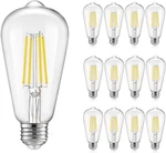 12 Pack Vintage Dimmable Led Light Bulbs, E26 Edison Bulbs 40 Watt, 4000k Cool W. Fixed Price $51.99.
