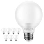 8 Pack Bathroom Light Bulbs, 60 Watt Equivalent, E26 Medium Base, Daylight 50.... Fixed Price $37.13.