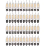 60-watt Equivalent Ba10 E26 Medium Dimmable Filament Cec Flame Tip Chandelier Le. Fixed Price $143.88.
