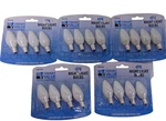 20 Pc White Night Light Bulbs Candelabra Base Chandelier 5 Watt 120v. Fixed Price $19.99.