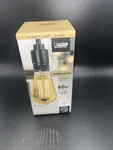 Feit Electric Dimmable Straight Filament Glass Amber Warm White 9w/60w. Fixed Price $15.00.