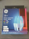 Ge Cync Decorative Direct Connect B11 Smart Led Bulbs 40w 3-pack. Fixed Price $11.99.