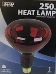 Feit Electric 250r40/10 Reflector Heat Lamp, 250 Watt-brand New-ships N 24 Hrs. Fixed Price $24.88.