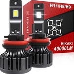 Hikari Wings 2026 40000lm H11/h8/h9 Led Bulbs, 45w Upgraded Core Chips, High Lum. Fixed Price $63.78.