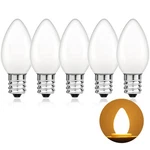 Grensk Low Watt Led Light Bulbs 0.5w Equivalent 5 Count (pack Of 1), C7-5pcs. Fixed Price $13.96.