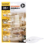 Light Bulb B10 25w 150 Lumens Candelabra Base Warm White 4 Pack Sylvania Double. Fixed Price $20.00.