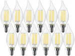 Cylyt E12 Chandelier Bulb 60 Watt Equivalent, Dimmable Led Candelabra Light B.... Fixed Price $27.53.